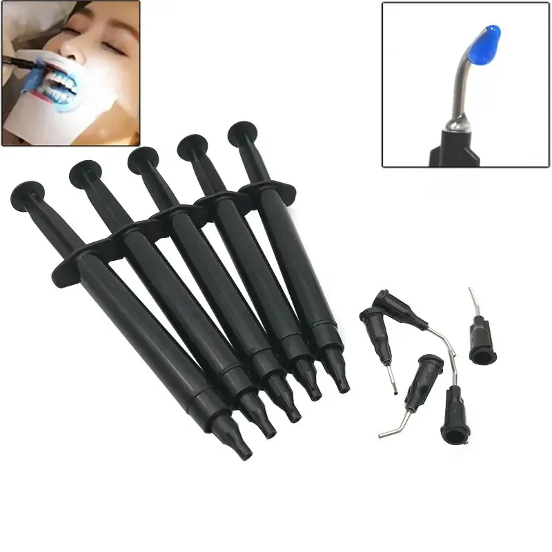 Teeth Whitening Gel Peroxide - 歯茎保護ジェル,歯のホワイトニング材料,チップ付き,1.5ml,バッチあたり5個