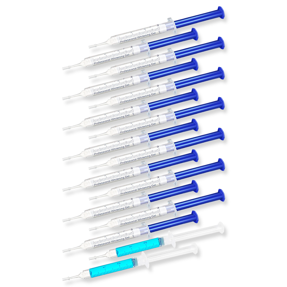 Teeth Whitening Gel Peroxide - 歯のホワイトニングジェル ミントフレーバー 穏やかなホワイトニングジェル 自宅で簡単に使用できる トラベルサイズの汚れ除去漂白キット