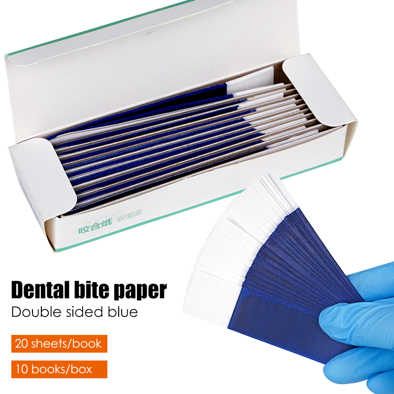 Teeth Whitening Strips - 200枚入り 歯科用咬合紙 両面咬合ストリップ 矯正用ストリップペーパー 歯のケア ホワイトニング
