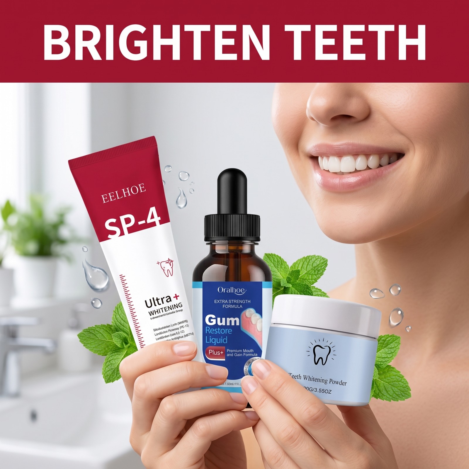 オーラルケアコンボセット ホワイトニング歯磨き粉 マウスウォ - Teeth Whitening Gel Peroxide のレビューと価格