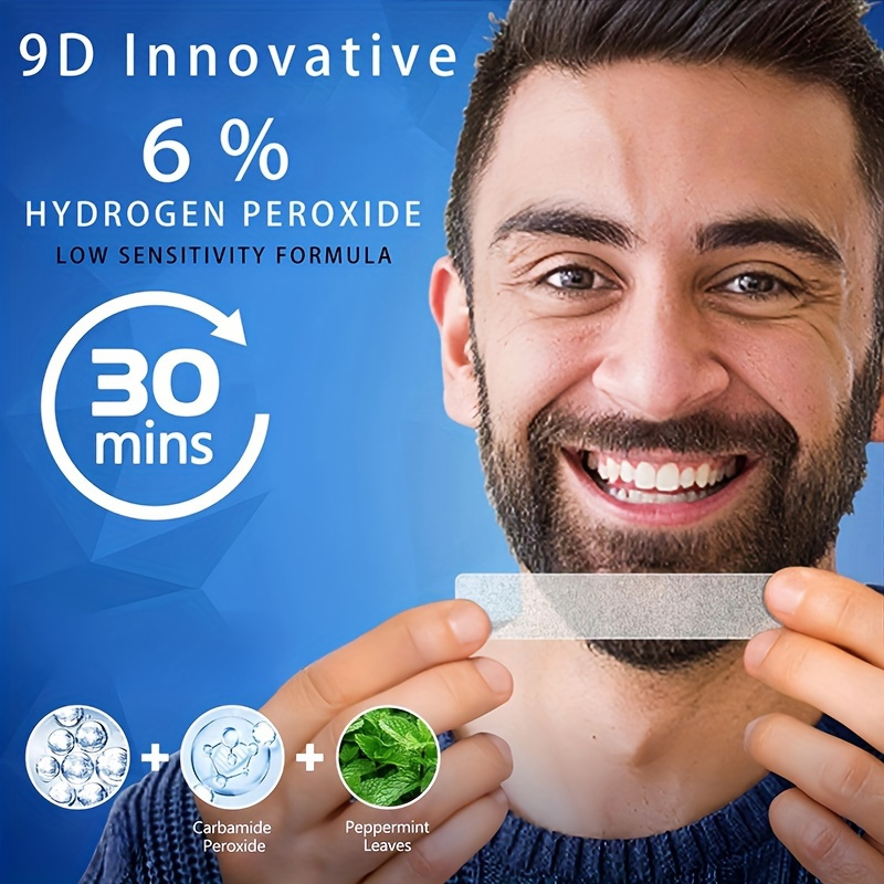 9D Aurany ホワイト歯ホワイトニング ストリップ 2 - Teeth Whitening Gel Peroxide のレビューと価格
