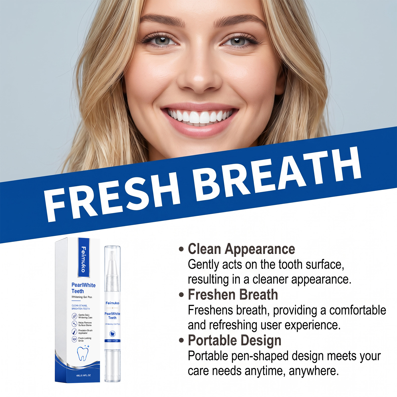 携帯用歯のホワイトニングジェルペン、ステイン除去、精密ブラシ - Teeth Whitening Gel Peroxide のレビューと価格